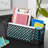 Narrow Deco Basket, Black (Set of 4)