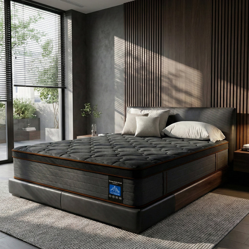 12'' Medium Luxury Hybrid King Mattress in a Box | Cooling Gel Memory Foam & Individual Pocket Springs | Motion Isolation & Deep Sleep Support
