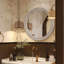 Miroir mural rond