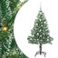 vidaXL Artificial Christmas Tree Snow Flocked with LED Light-191602860