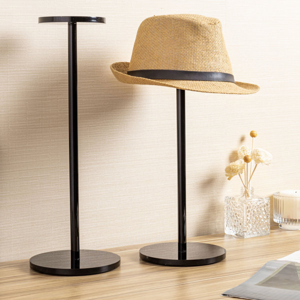 Everly Quinn 2 Piece Freestanding Tabletop Hat Coat Rack | Wayfair