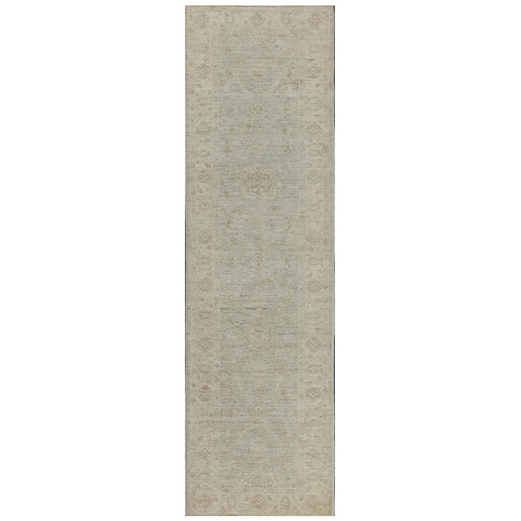 Denver One-of-a-Kind 3' X 10' 2010s Area Rug in Light Gray