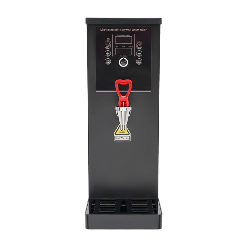 OUKANING Stainless Steel Freestanding Bottleless Electric Hot Water Dispenser, Black