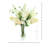 Assorted Hydrangea and Delphinium Arrangement in Glass Vase