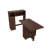 Folding Dining Table Dining Buffet With Wall-Mounted Sideboard & Storage For Small Apartments