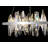 2-Light Chrome Stainless Steel Dimmable LED Chandelier With Clear Crystals-86213345