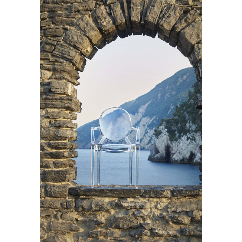 Louis Ghost Armchair, Crystal
