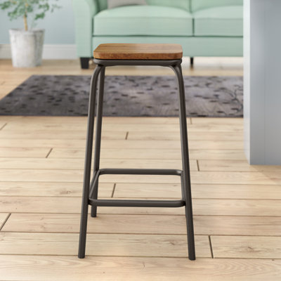 Counter Stool with Metal Frame