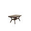 Ensemble de table de salle à manger formelle avec 12 chaises et 6 chaises d'appoint en bois massif 7 pièces