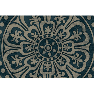 Large Medallion - Wrapped Canvas Print