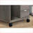 File Cabinets, Mobile Rolling with Storage, Contemporary Dark Taupe Wood-Look | Taupe | Particle Board-633239294
