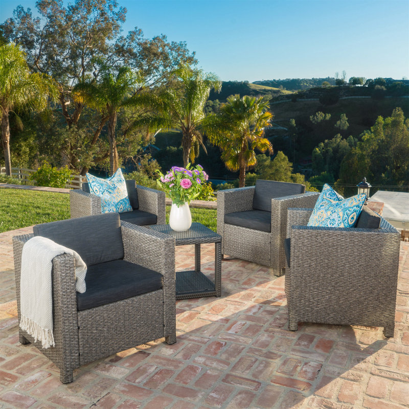 PUERTA CLUB CHAIR MP4, 4, Noir, Gris