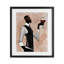 «Man Toast Cheers», reproduction encadrée sous verre, conception de Manasseh Johnson Sr-364038577-364038579