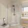 36'' W x 72'' H Pivot Frameless Neo-Angle Reversible Shower Enclosure