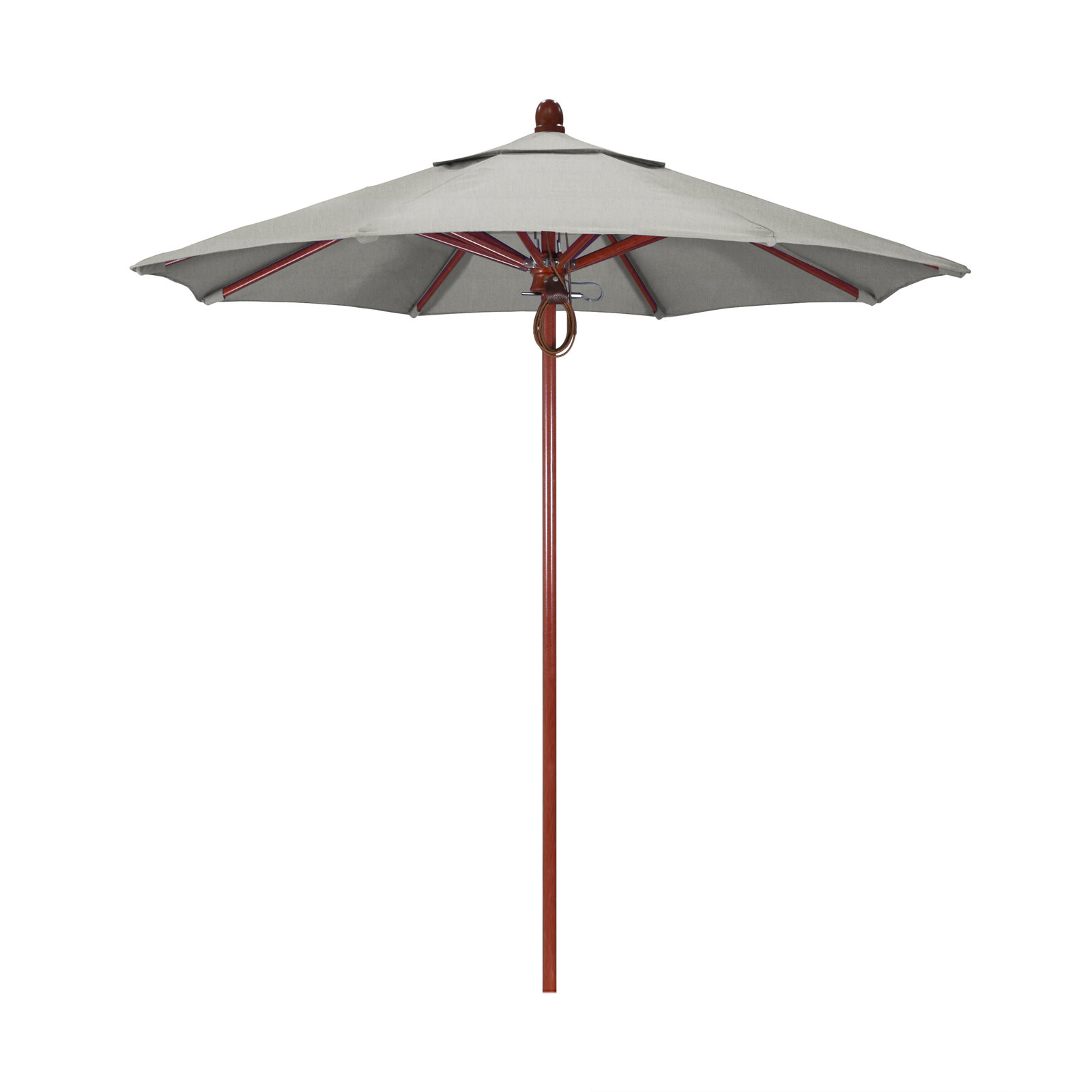 Meridien 89'' Sunbrella® Outdoor Umbrella, Canvas Granite Sunbrella® Canvas, Red