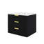 Meuble-lavabo 24 po avec lavabo, meuble-lavabo mural avec trou de robinet simple, 2 tiroirs à fermeture en douceur, armoire intégrée-1038475598
