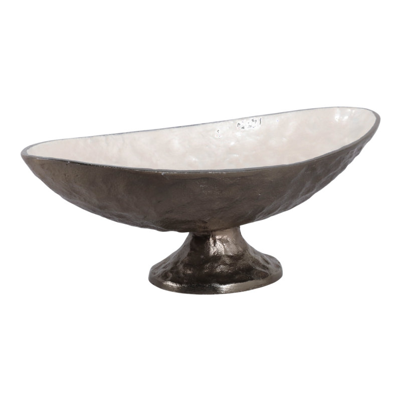 Bol ovale moderne avec base piédestal Modern
