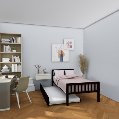 Aneira Solid Wood Slat Storage Bed
