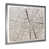 Impression argent sur toile encadrée