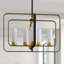 Lustre rectangulaire unique à 4 lumières Iniguez-960857886
