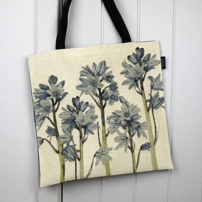 Floral Bluebell Picnic Tote Bag