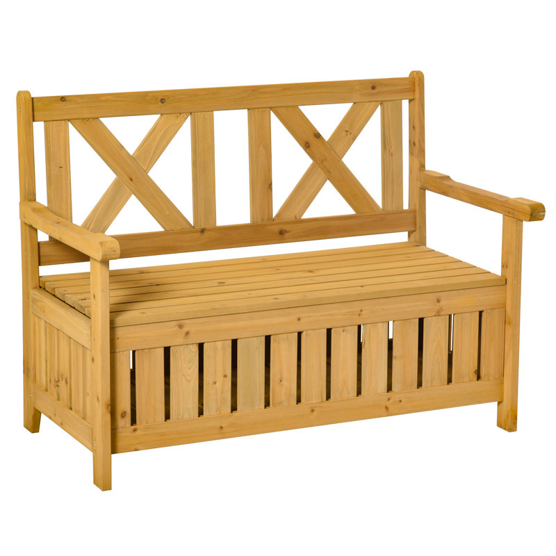 Minneota Wooden Storage Bench