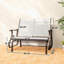 Banc oscillant d'extérieur, fauteuil pour 2 personnes