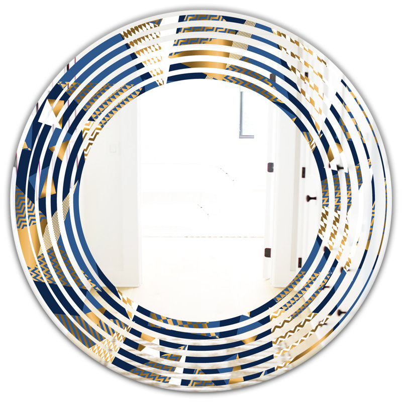 Miroir mural Cubes Wave, 31,5 po x 31,5 po
