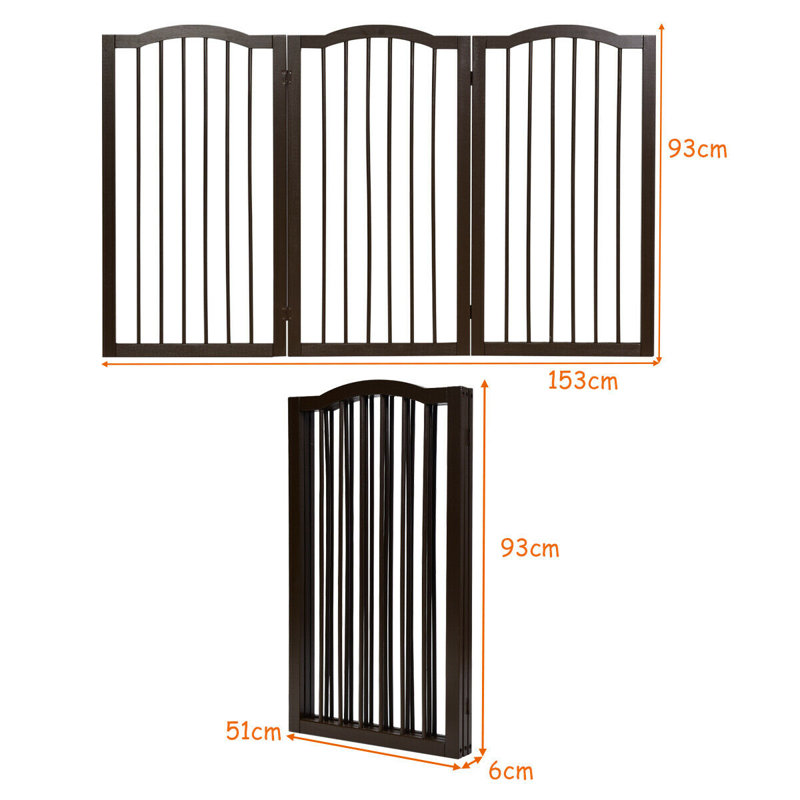 Leonidas Metal Free Standing Pet Gate