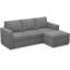 Canapé modulaire avec repose-pieds et rangement 3 pièces Rafael-1850771856