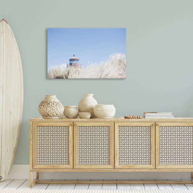«Peering Over Lighthouse», art mural sur toile par Nathan Larson, H 24 po x l 36 po