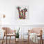 Rainbow Splash Giraffe Trio by Splash Giraffe Trio - Wrapped Canvas Print-1731932125-1727631323