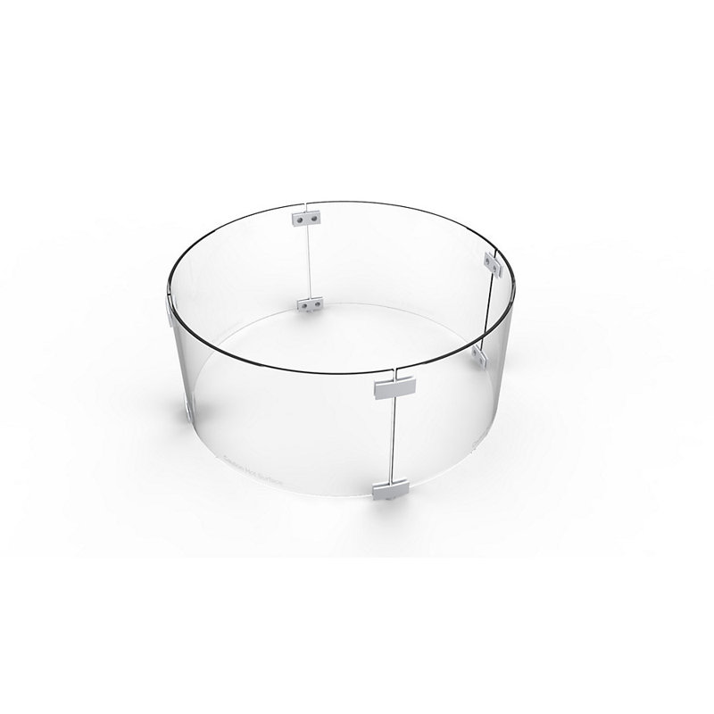 Verre de garde-flamme au vent vent