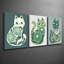 3 Piece Wrapped Canvas Print