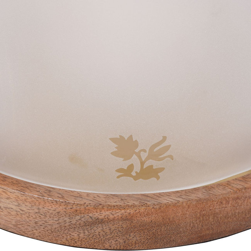 Glass Tabletop Hurricane, 26 cm H x 26 cm W x 26 cm D