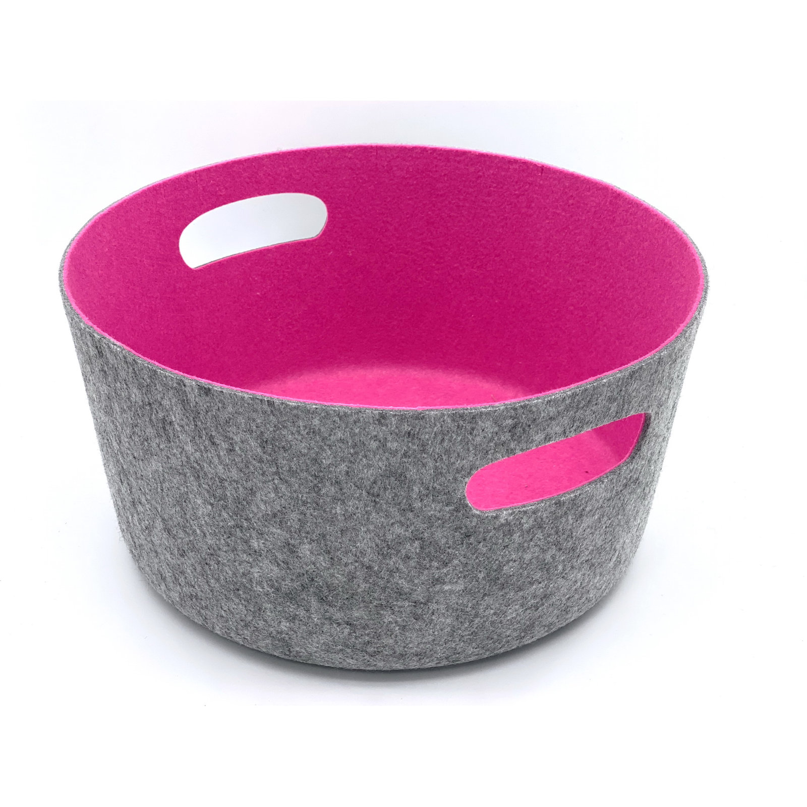 Fabric Decorative Bin 1, Hot pink
