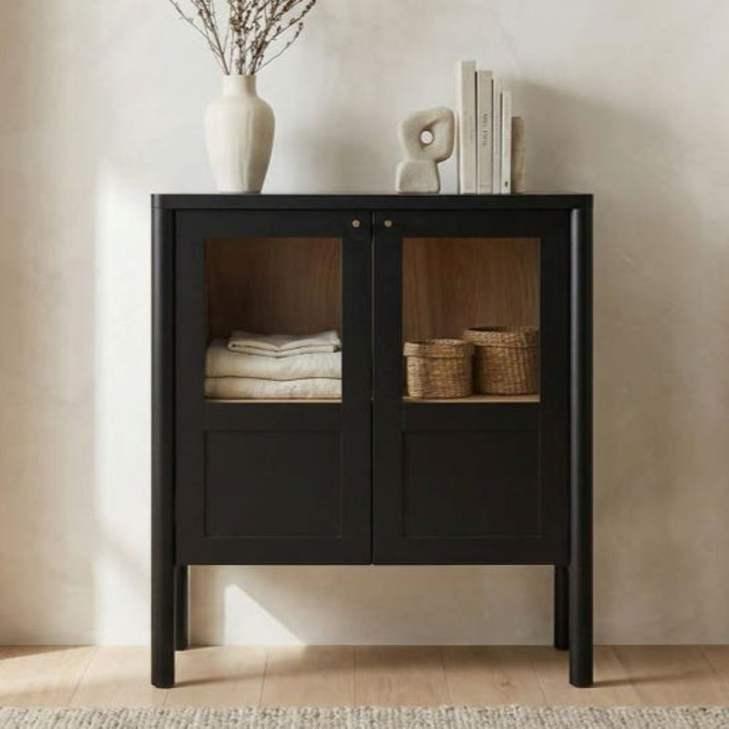 Hannah Cabinet Black, Black