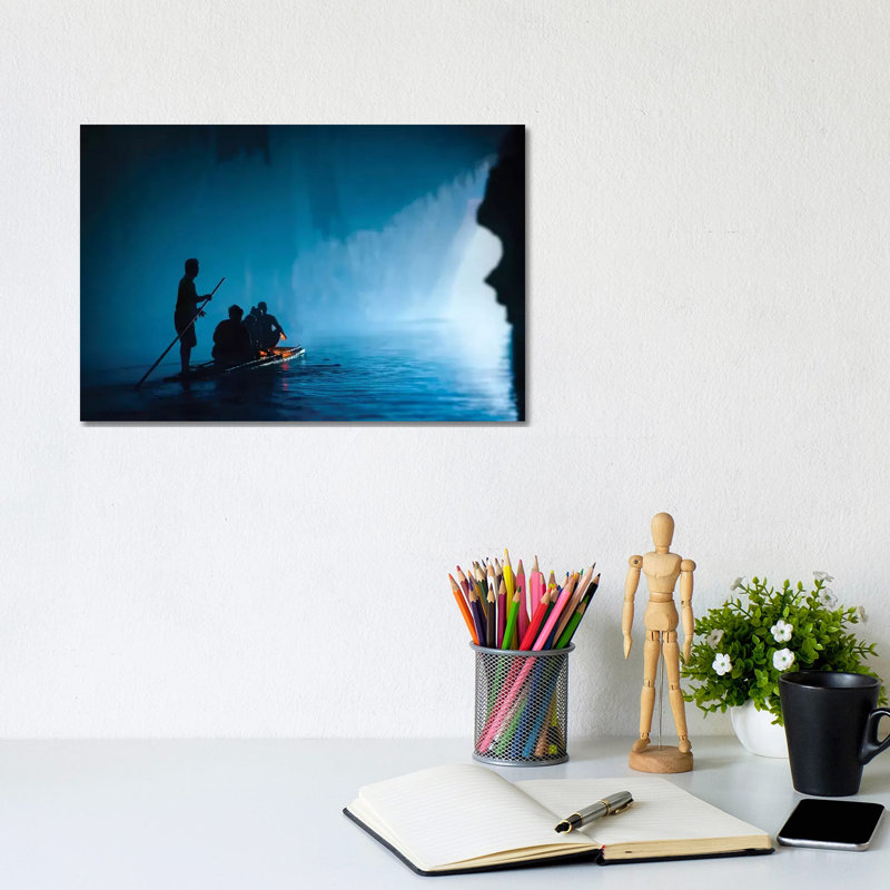 Tham Lod Caves II by Ben Heine - Wrapped Canvas Painting, 20.32 cm H x 30.48 cm W