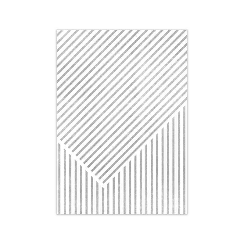 Mid Century Texture Lines A - Print, No Frame, 29.7cm H x 21cm W x 4cm D