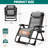 Lare Zero Gravity Chair Adjustable Reclining Patio Chairs with Removable Cushion,Headrest & Tray-674799738