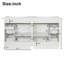 Ensemble de meuble-lavabo double 60 po