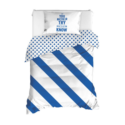 Prussia Striped Duvet Cover Set with Pillowcases