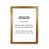 Honey Oak Frame