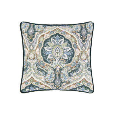 Harrogate Paisley Cotton Reversible Throw Pillow