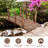 Halford Solid Fir Wood Garden Bridge-412594334