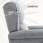 Fauteuil inclinable avec repose-pieds Massage