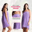 Enveloppement personnalisé pour serviettes de spa pour femmes - Enveloppement corporel gaufré doux et absorbant - Serviettes de bain personnalisées avec nom brodé-1420497139-1420684933-1420497149