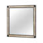 Noir vivant / miroir doré
