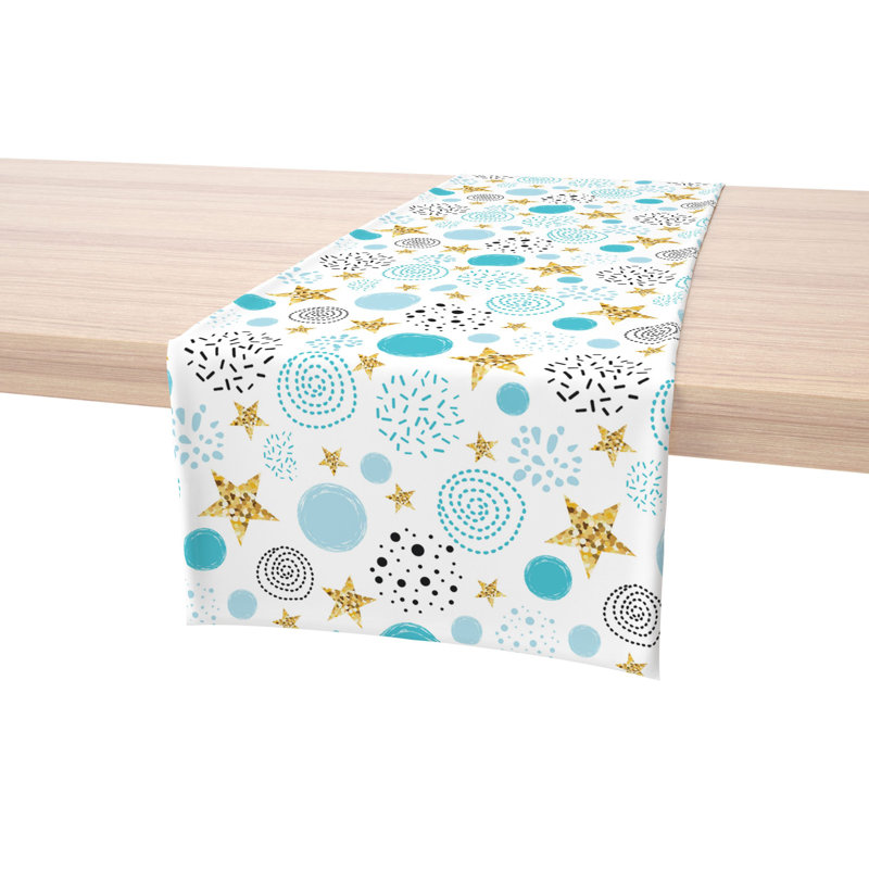 Rectangular Cotton Twill Table Runner, 108" L x 16" W 
