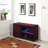 Brown 18" With Shoe Compartment - Interior Storage Area Foam & Fiber